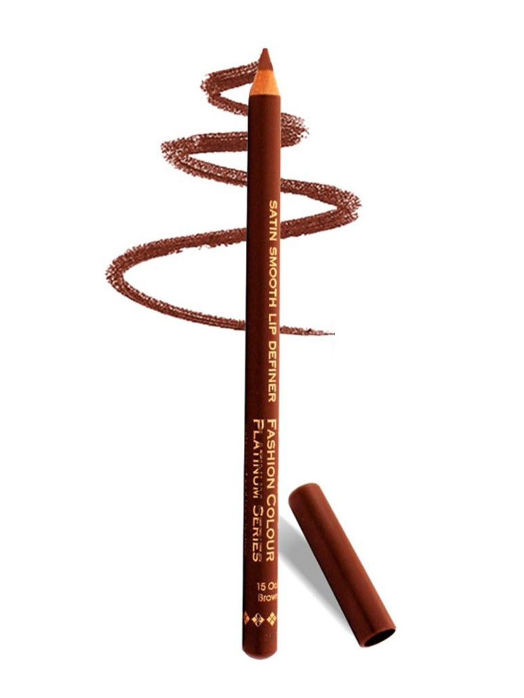 Fashion Colour Platinum Series Satin Smooth Lip Definer Pencil - Oak Brown 15