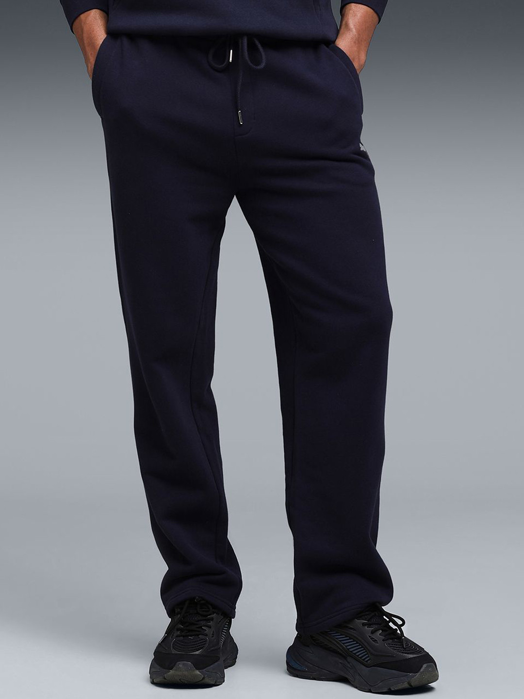 Puma Premium Essential Men Cotton Relaxed-Fit Sweatpants