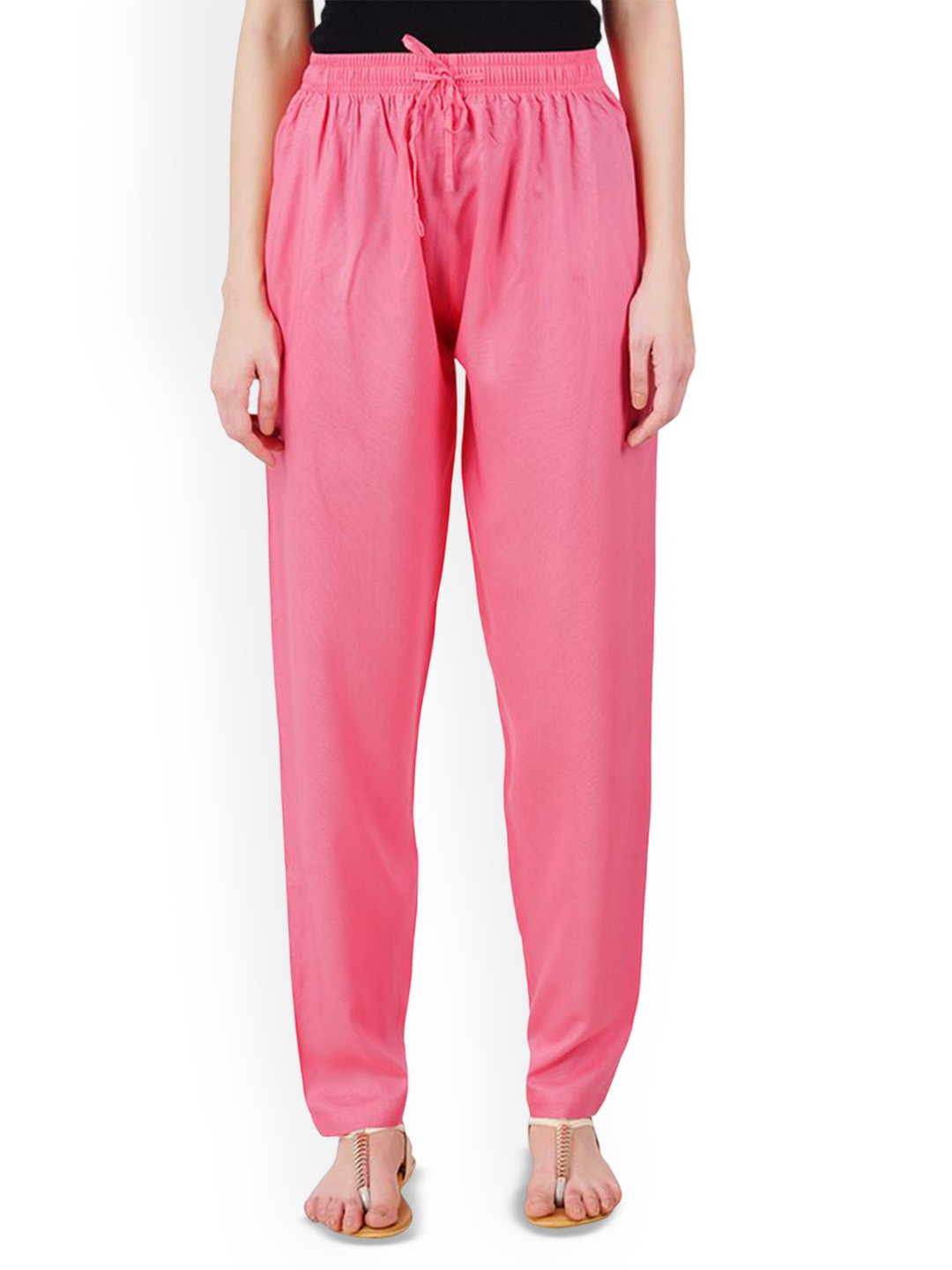 Happy Bunny Women Relaxed Fit Mid-Rise Solid Trousers