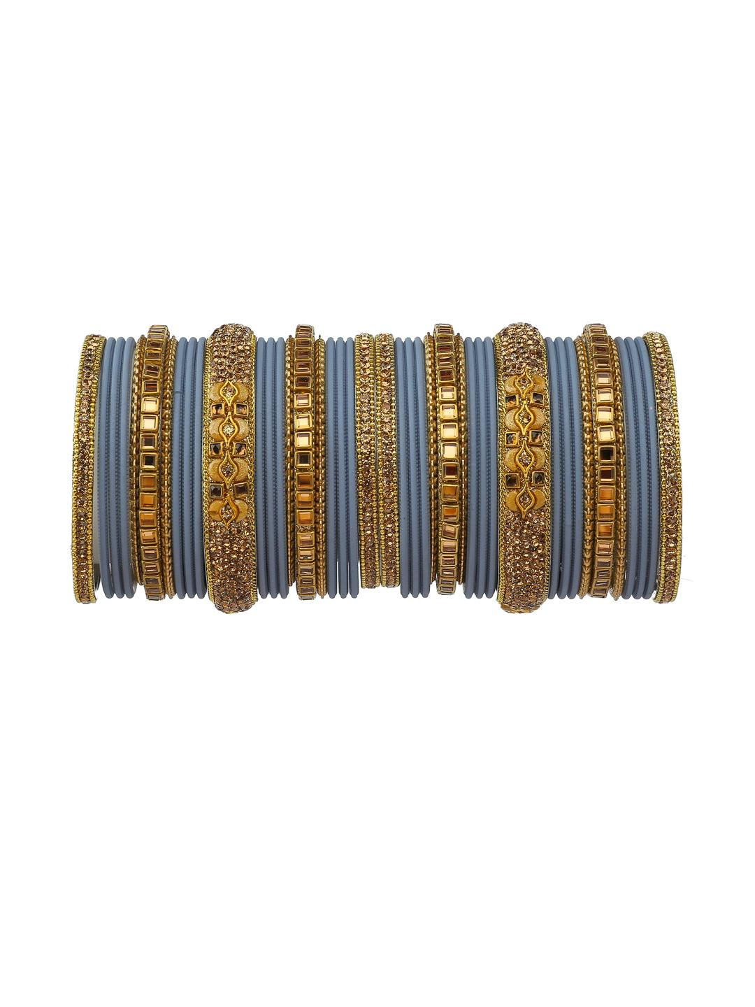 GLIKA Grey Alloy Bangle