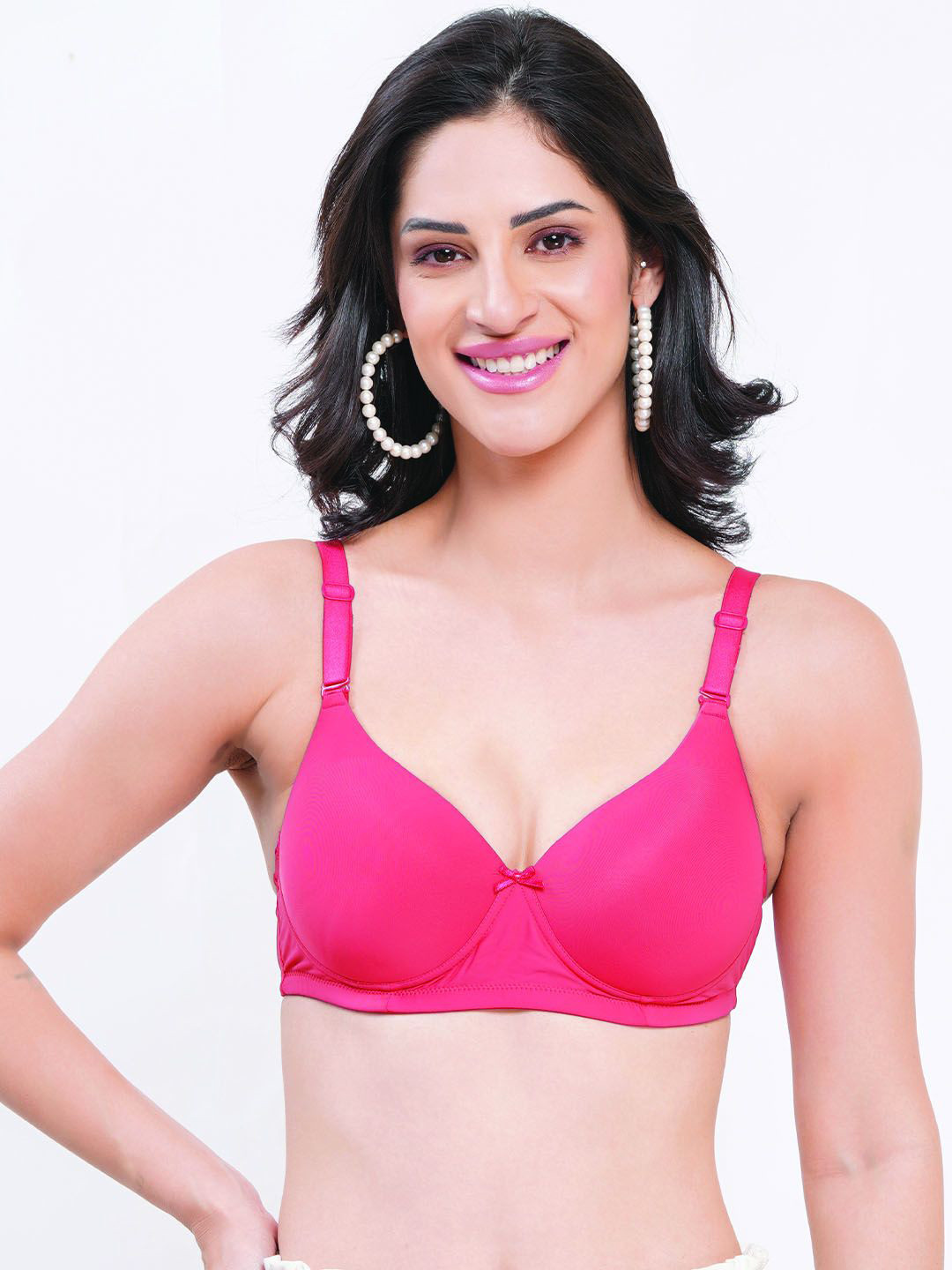 Reveira Solid Medium Coverage Heavily Padded T-Shirt Bra reveira premium bra