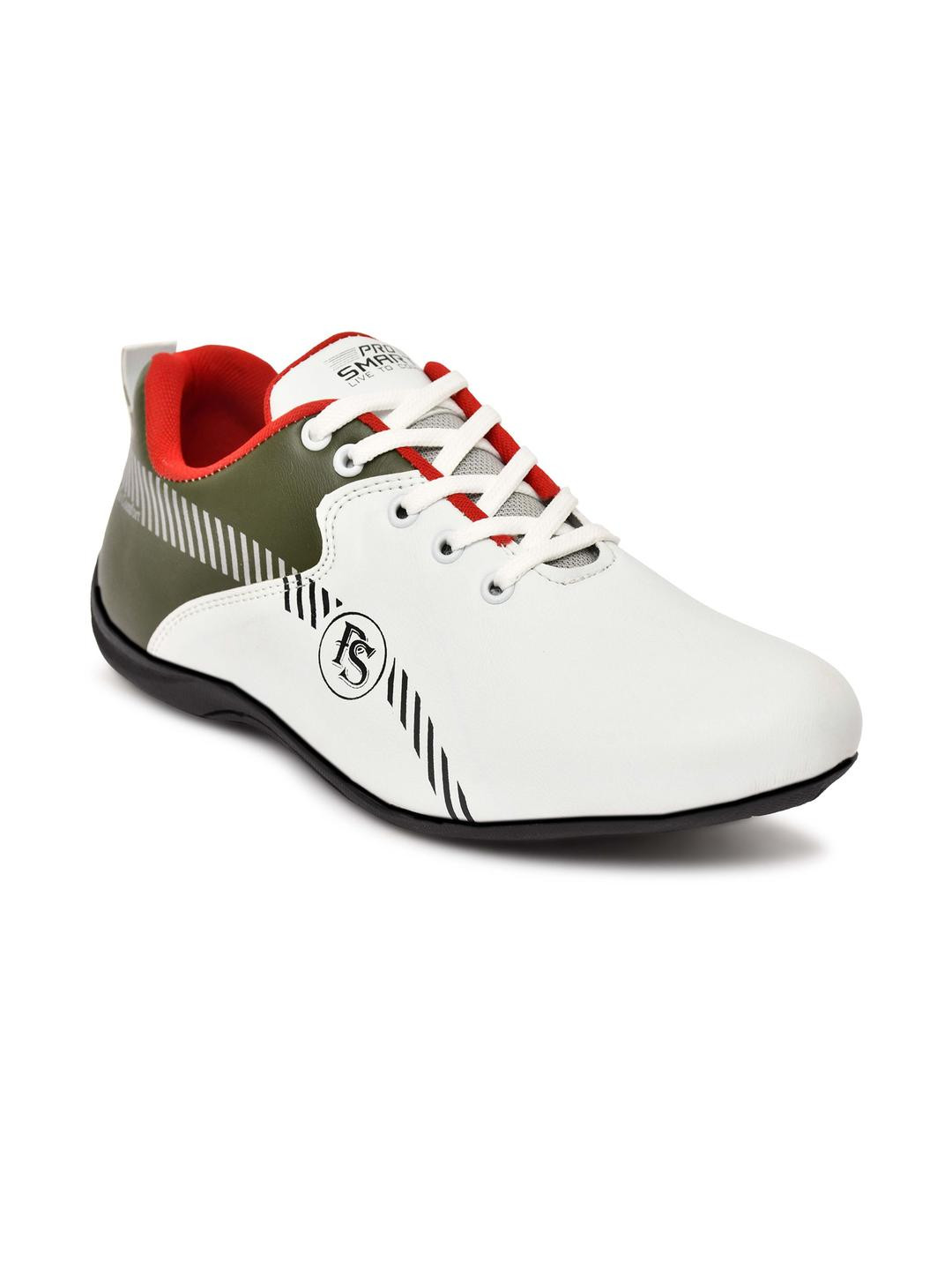 PROSMARTY Men White Sports Shoes