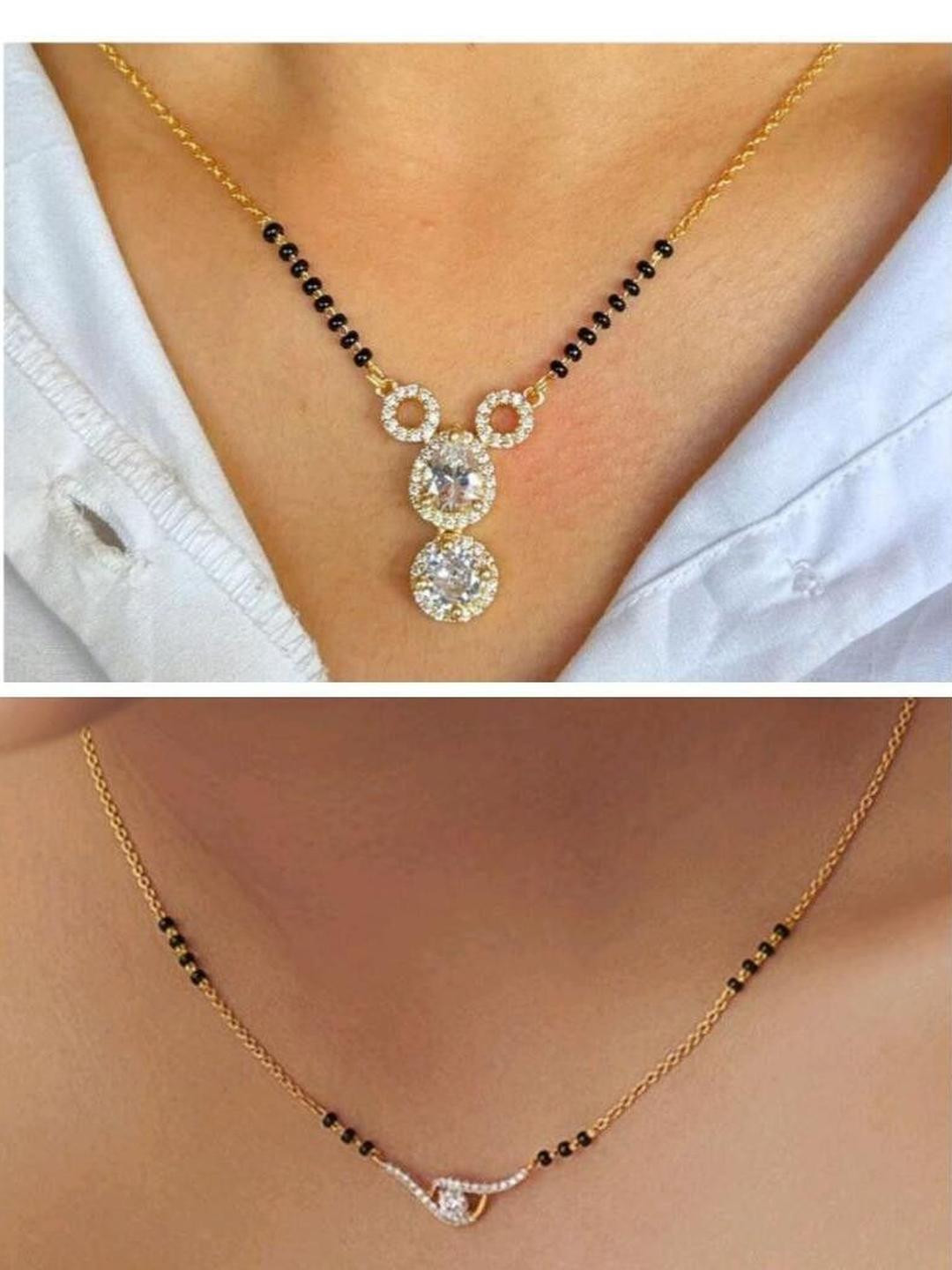 Anouk Pack of 2 combo Brass Mangalsutra