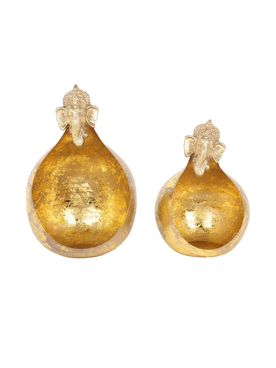 Kreative Arts Gold Table Candle Holder