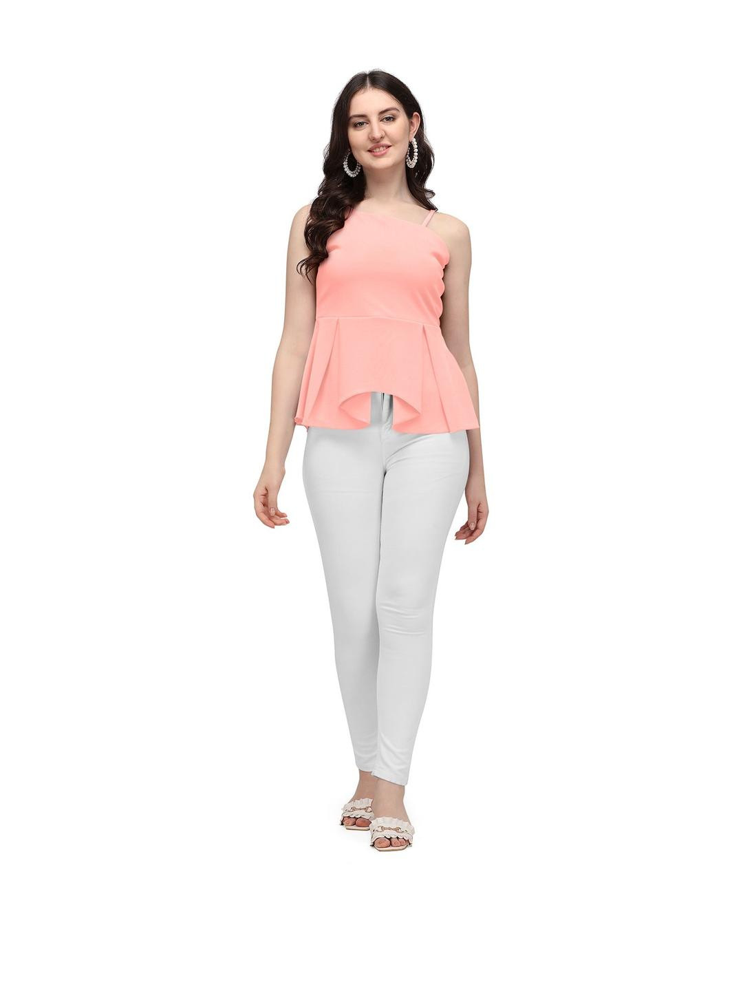 MG FASHION Off-Shoulder Boxy Top