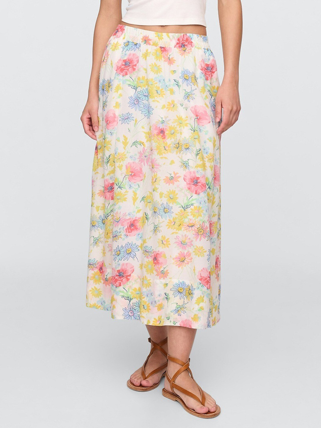 GAP Women Floral Printed A-Line Skirts