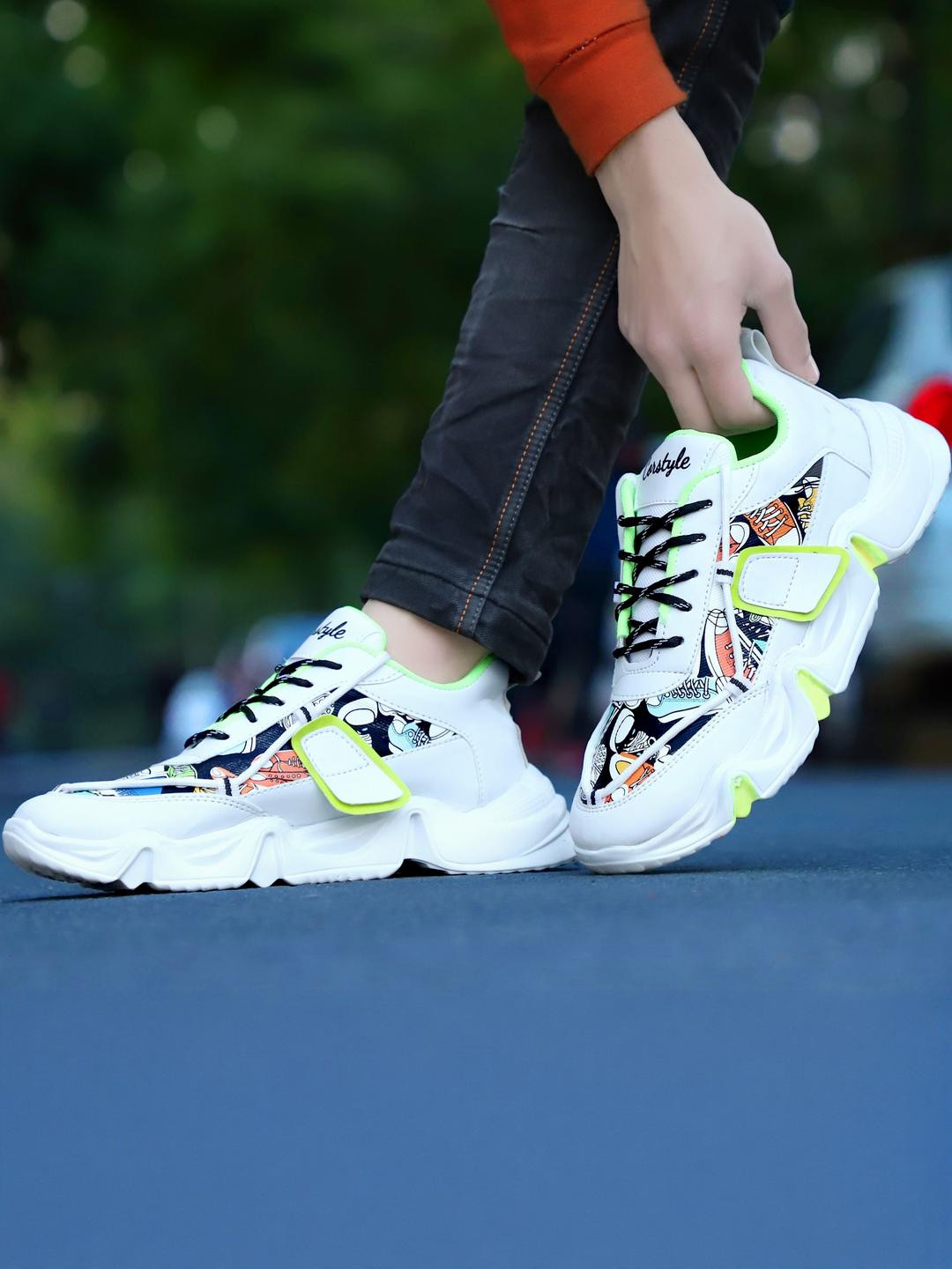 Corstyle Men Printed Sneakers