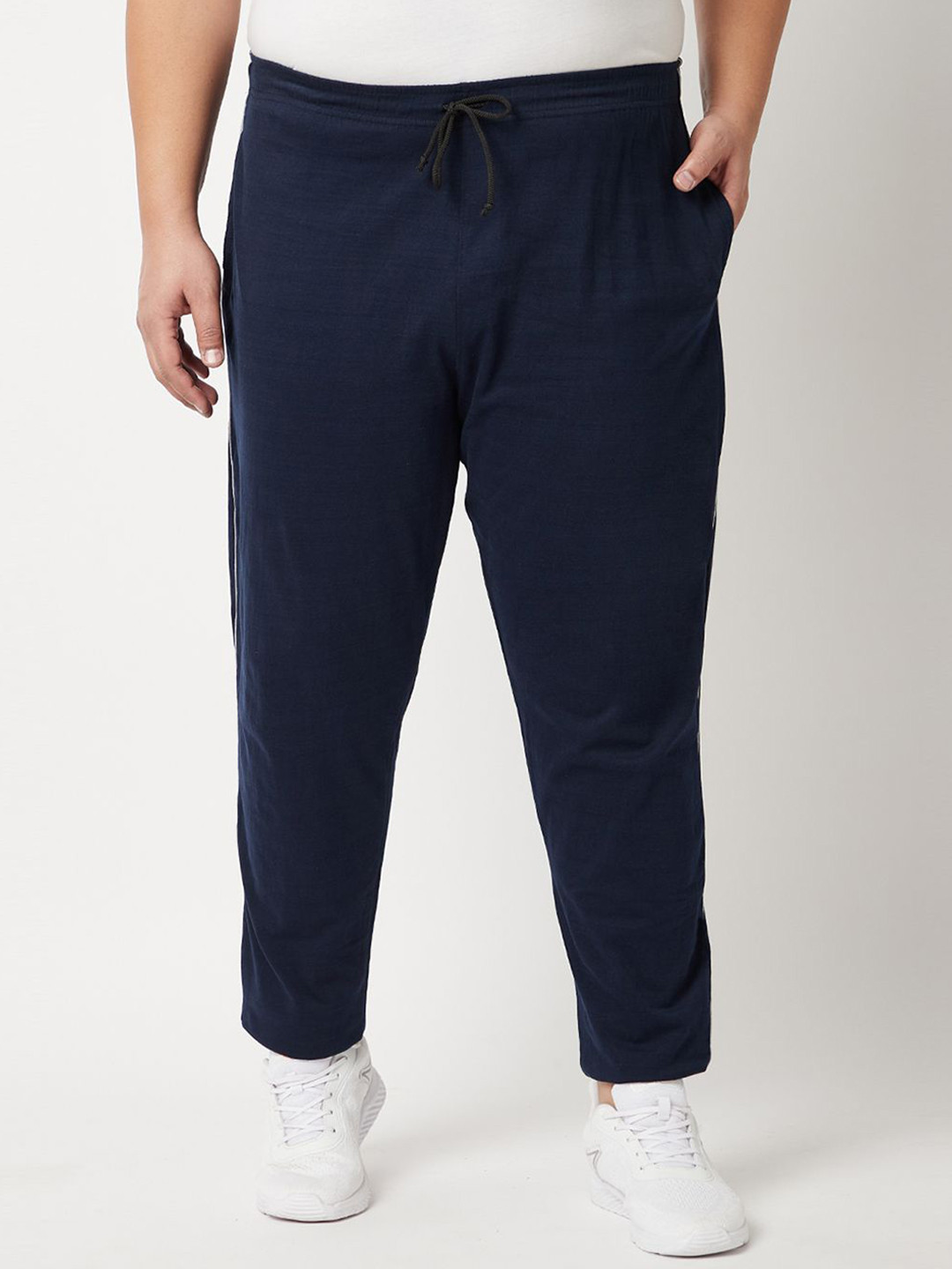 Vaishvik Men Pure Cotton Plus Size Track Pants