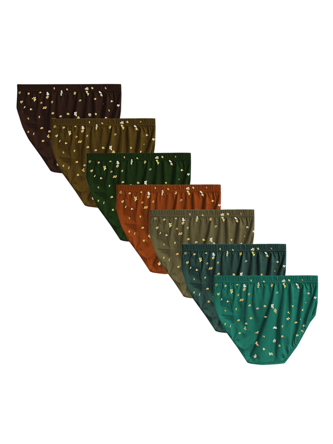 Cupatex Girls Pack Of 7 Printed Pure Cotton Hipster Briefs CP_PRINT_P7_6Yrs