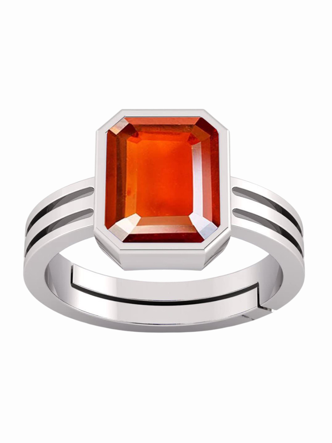 RSPR Women13.25 Ratti Natural Panchdhatu-Studded Finger Ring