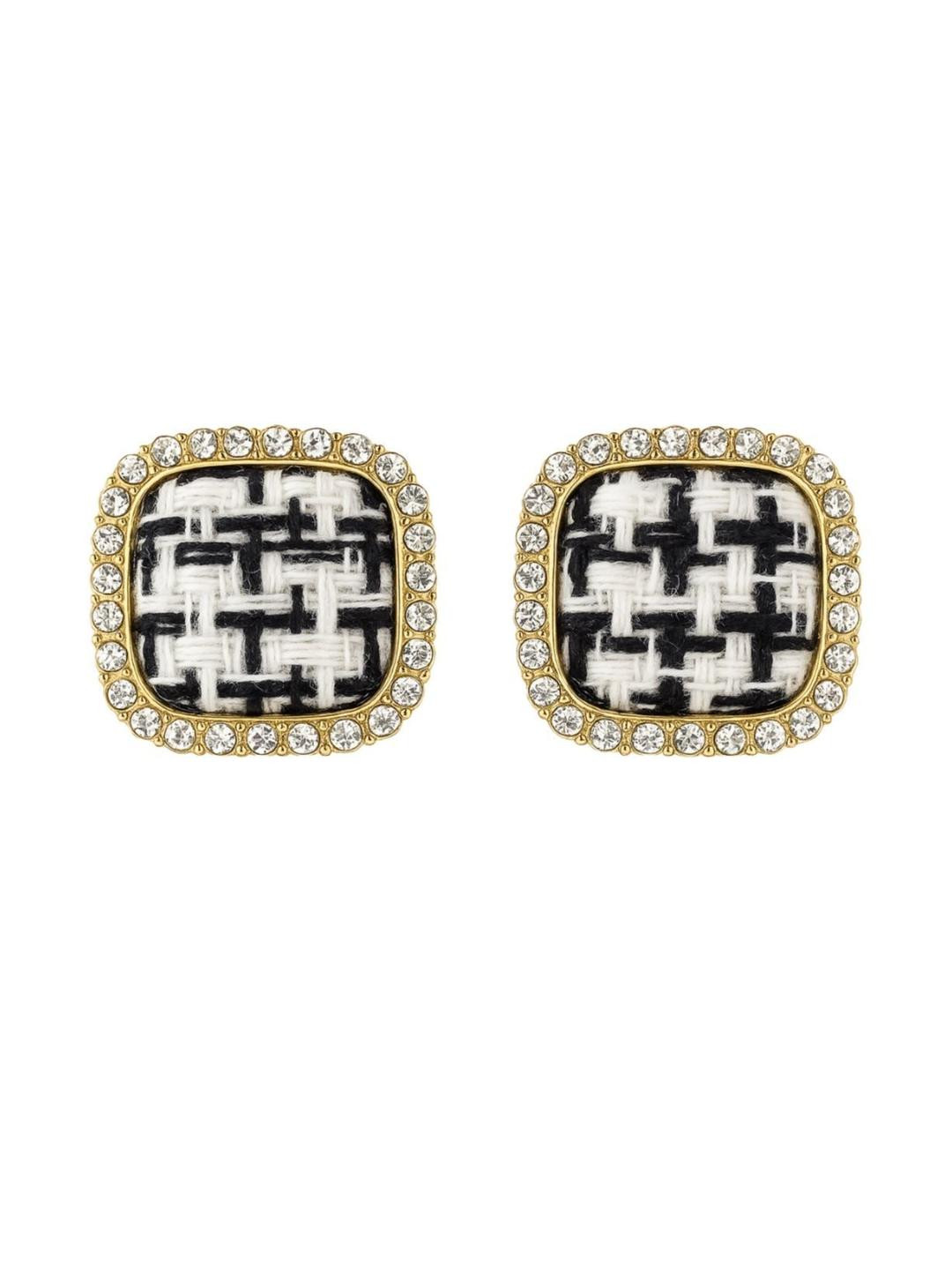 Kailash Creation Oval Studs Earrings