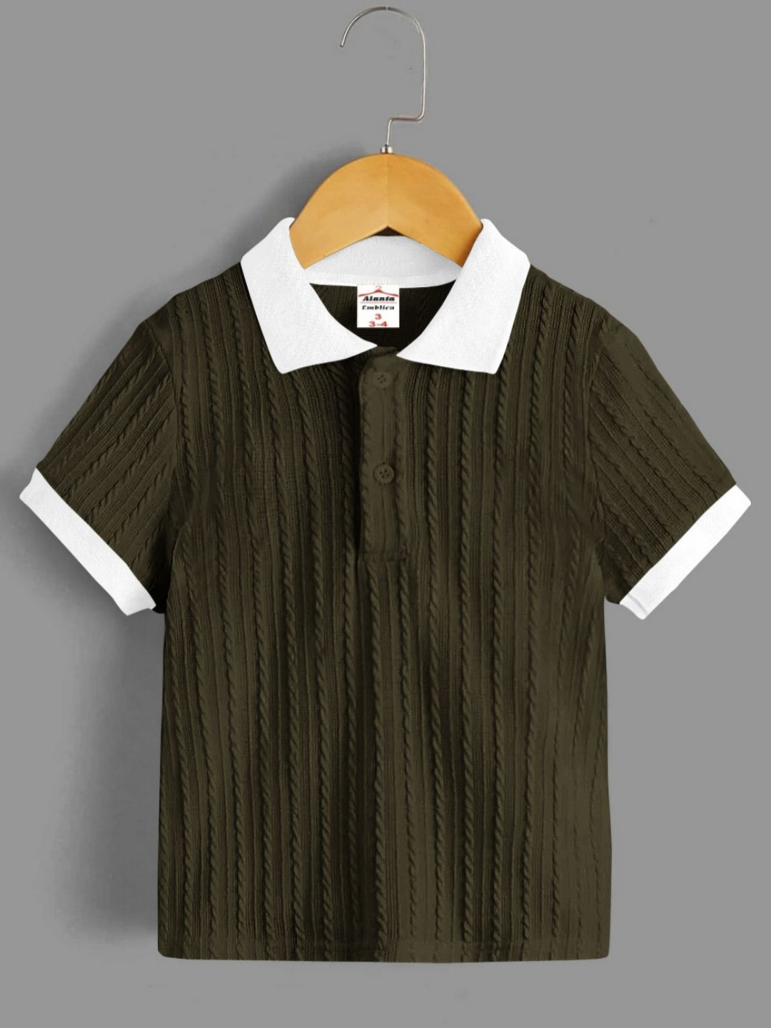ALANTA Kids Polo Collar T-shirt