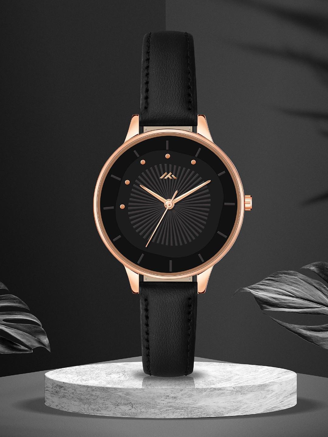 DOUBLERUN Women Dial & Leather Bracelet Style Straps Analogue Watch H05NNMT-571