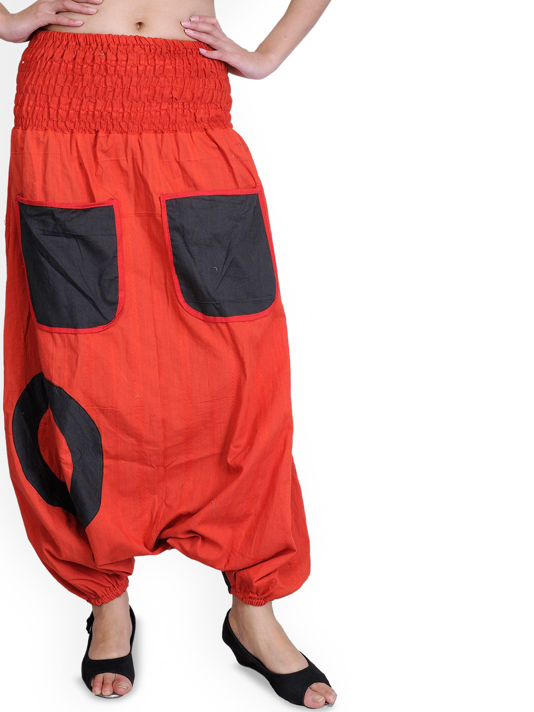 Exotic India Women Relaxed Harem Trousers