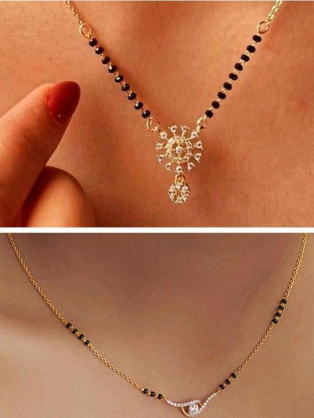 Anouk Pack of 2 Brass Mangalsutra