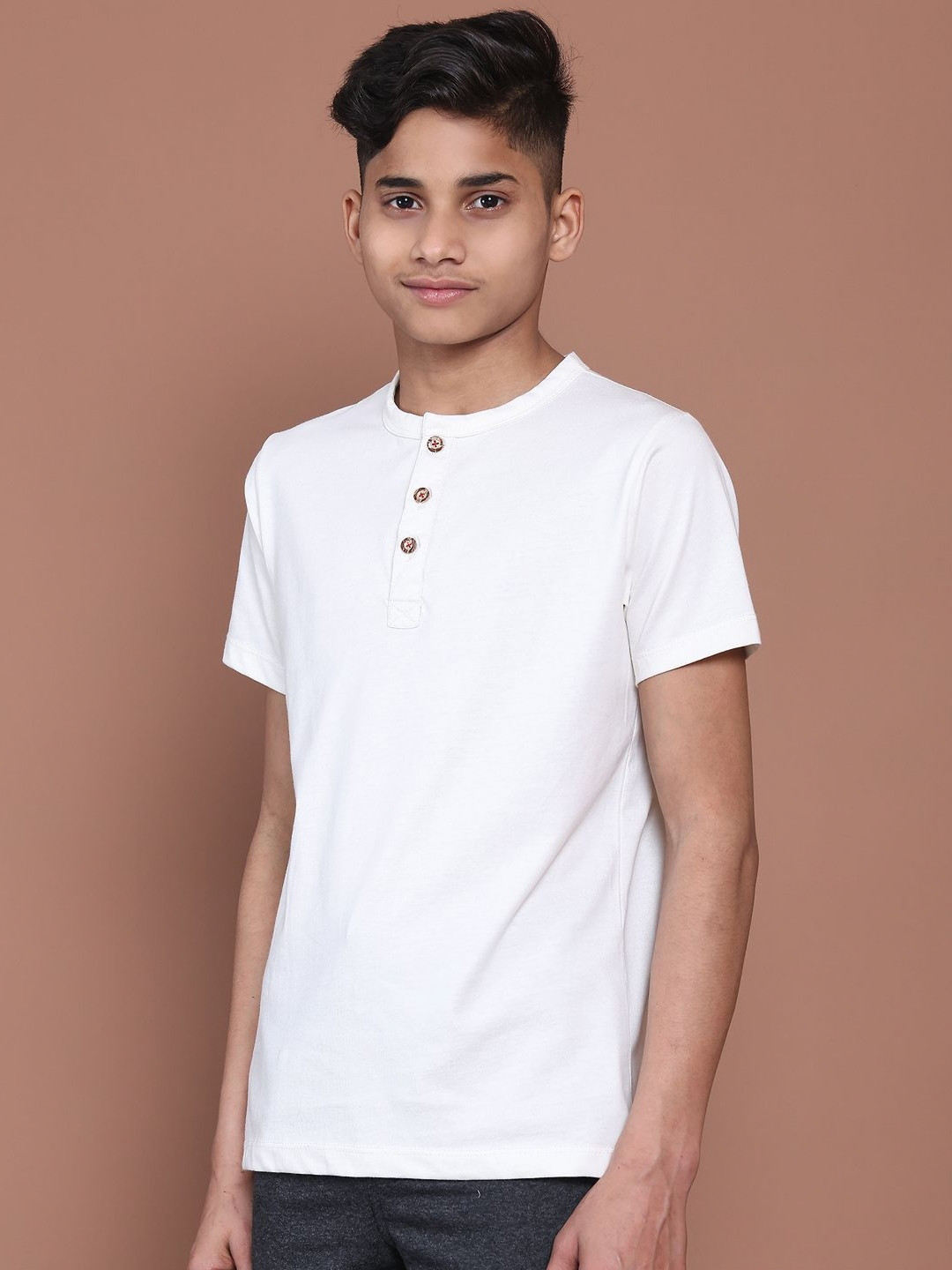 MOONAAH Boys Slim Fit T-shirt