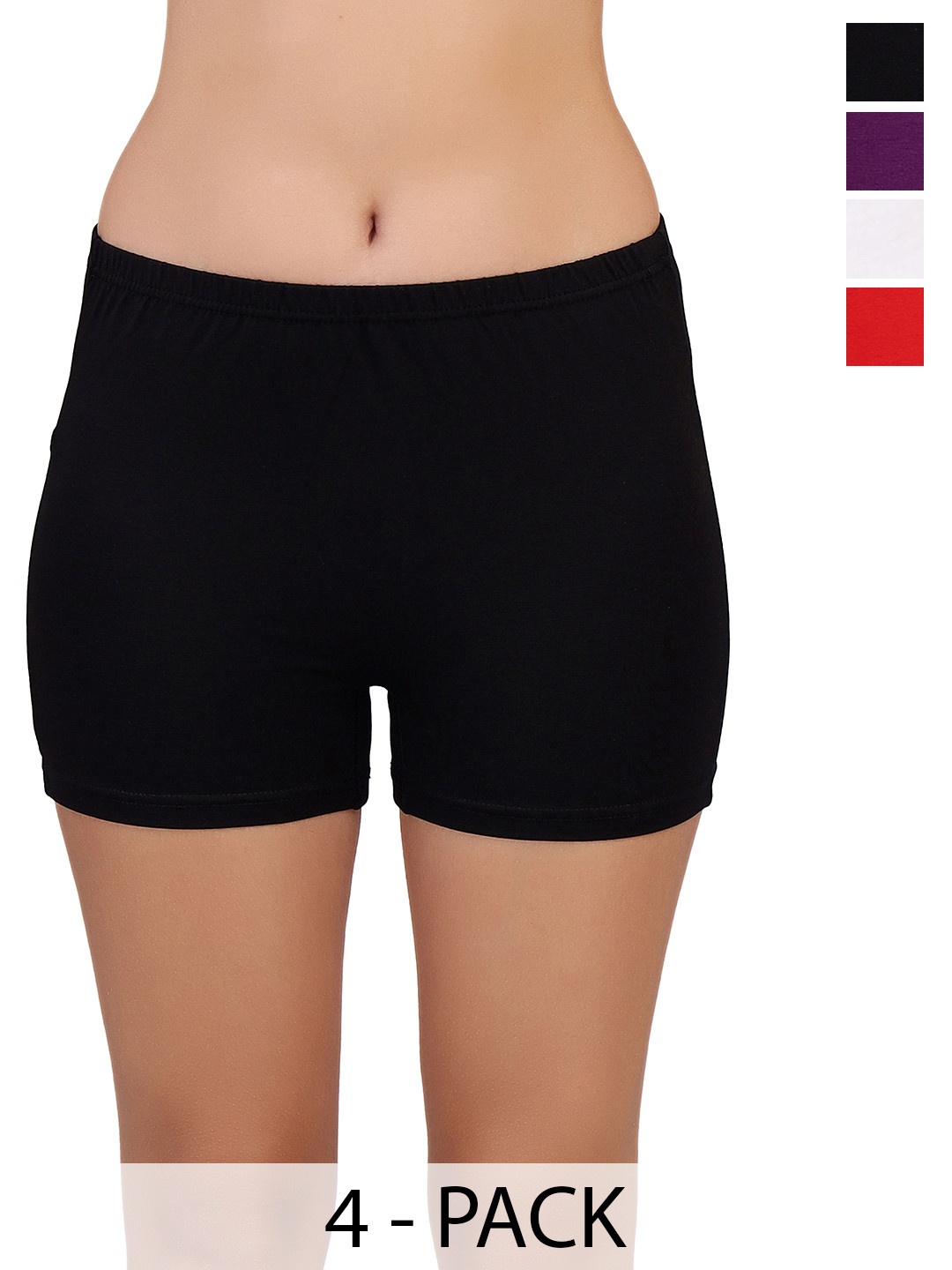 SELFCARE Pack Of 4 Mid Rise Stretchable Boy Short Briefs SN3620LYCRA