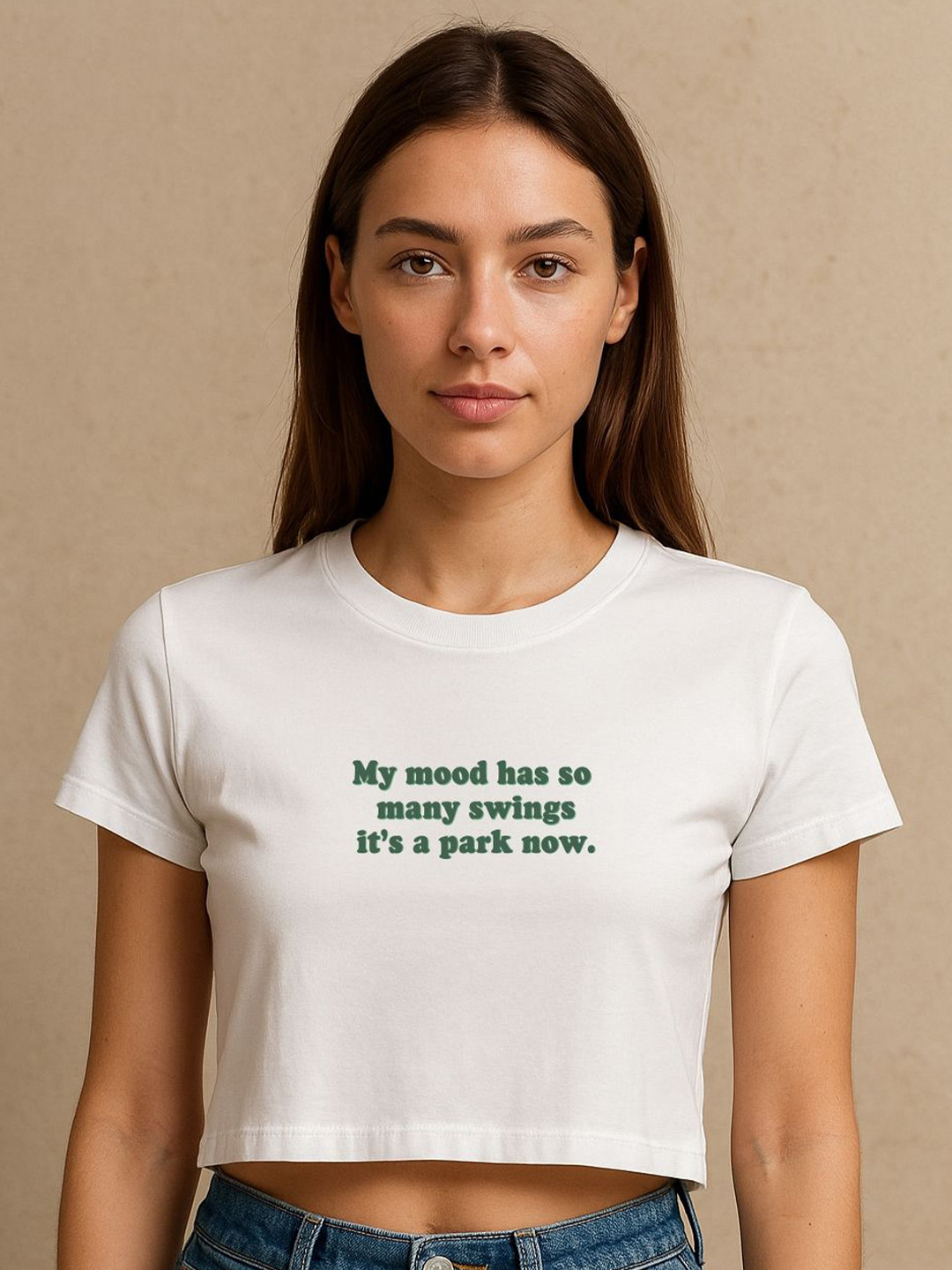 Art By Ritik Women Park Now Crop T-Shirt