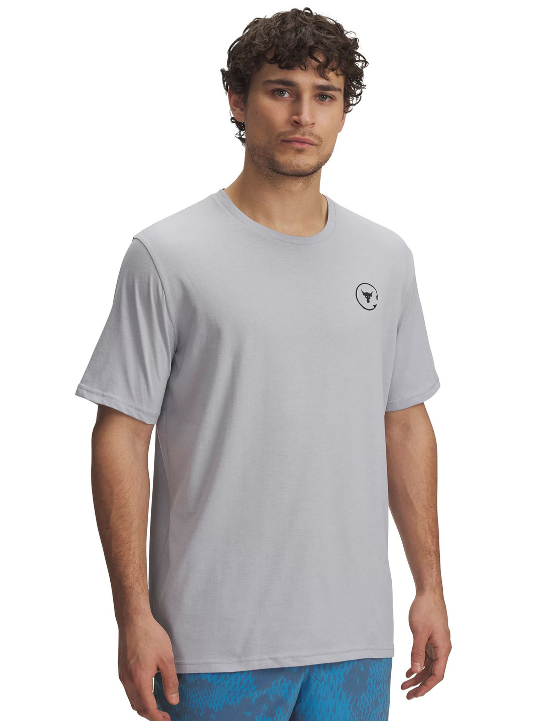 UNDER ARMOUR Men Project Rock Salt Short Sleeve Tshirt