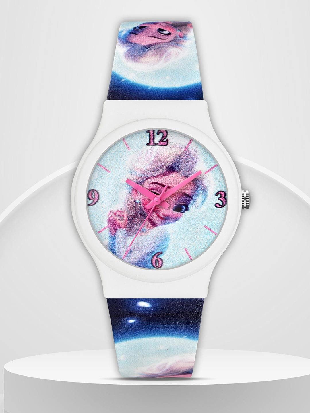 DOUBLERUN Kids Cartoon Printed Dial & Bracelet Style Straps Analogue Watch H05NMT-715