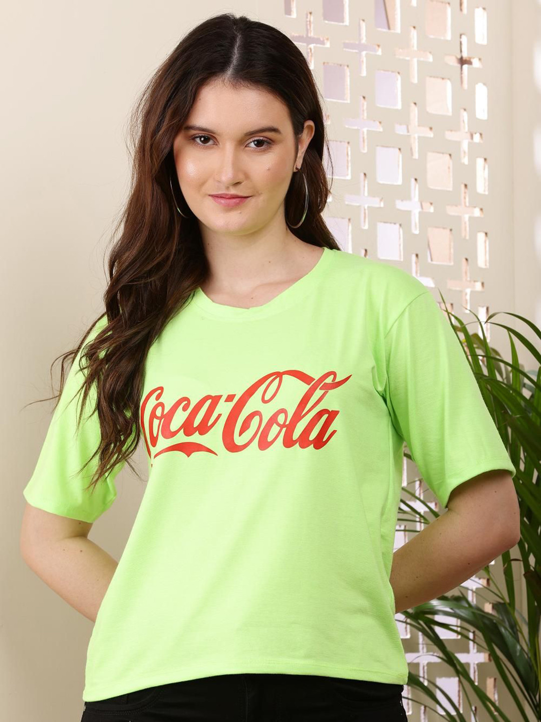 69 FASHION STREET Women Typography Printed Round Neck Cotton T-shirt