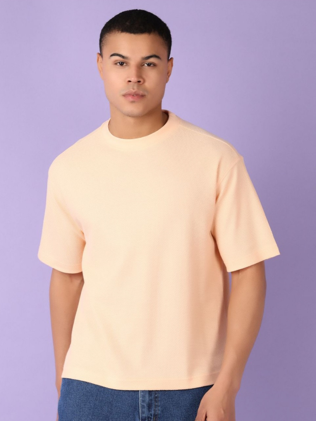 LIMEROAD Men Extended Sleeves Pockets T-shirt