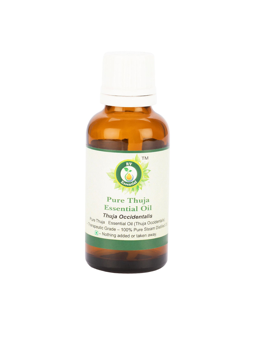 R V Essential Pure Thuja Essential Oil For Moisturization & Nourishment- 10 ml