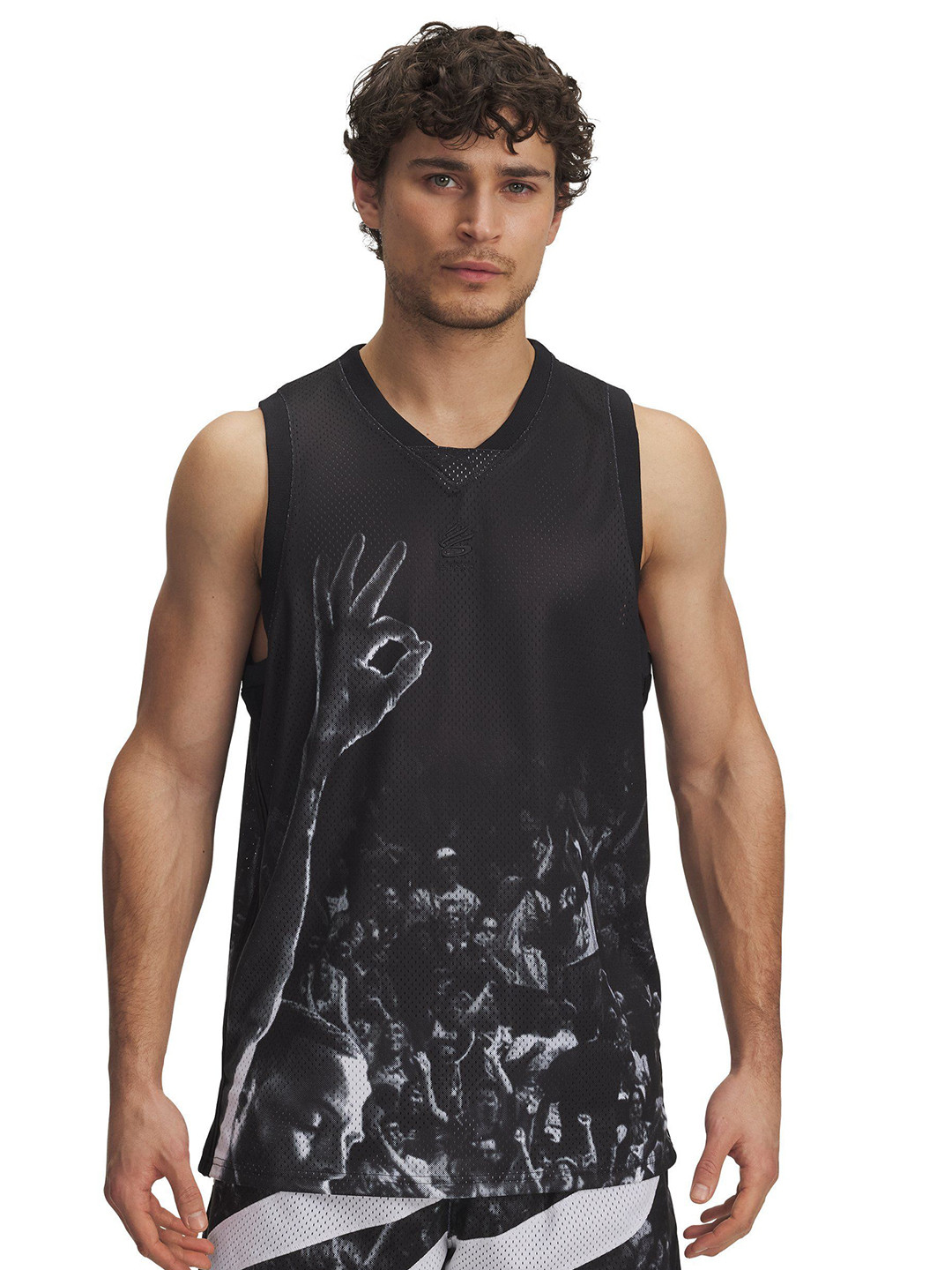UNDER ARMOUR UA Curry Printed Signature Sub Sleeveless T-Shirt