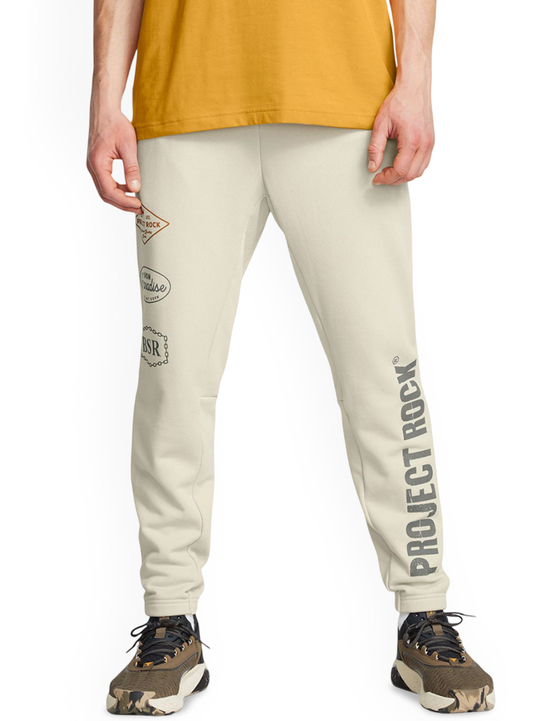 UNDER ARMOUR Project Rock Men Heavyweight Tools Of The Trade Relaxed-Fit Track Pants