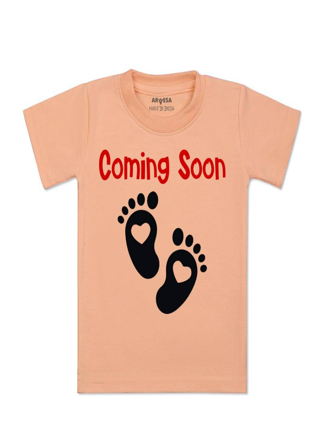 Arvesa Kids Coming Soon Printed Tshirt