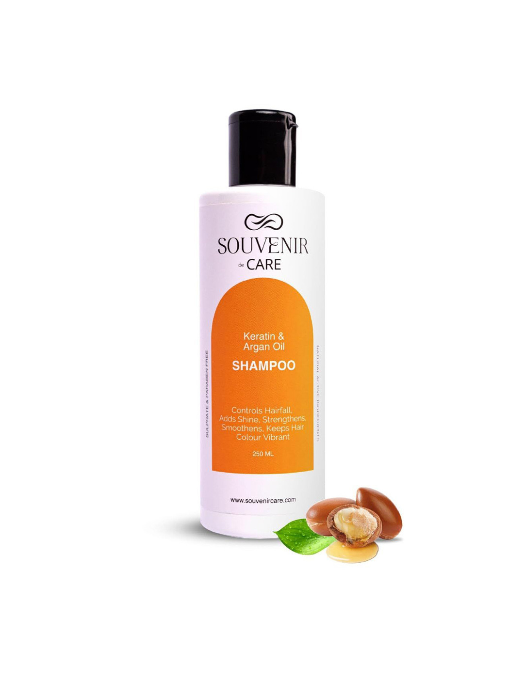 Souvenir Keratin & Argan Oil Sulphate Free Shampoo - 250 ml