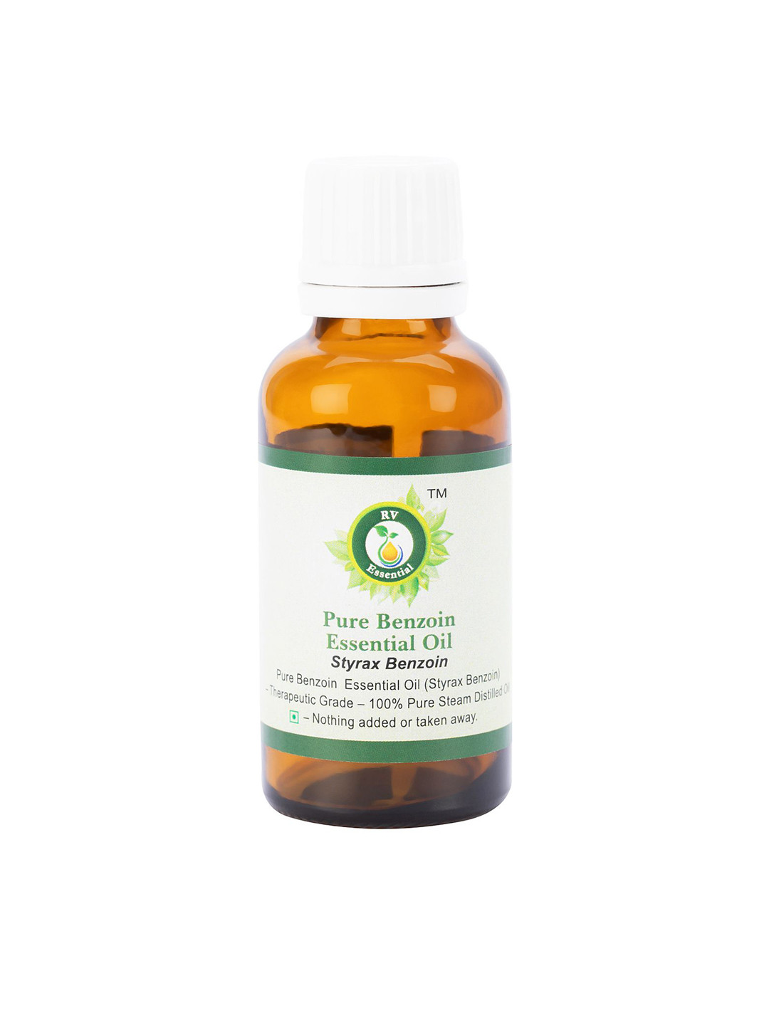 R V Essential Pure Benzoin Essential Oil For Moisturization & Nourishment- 30 ml