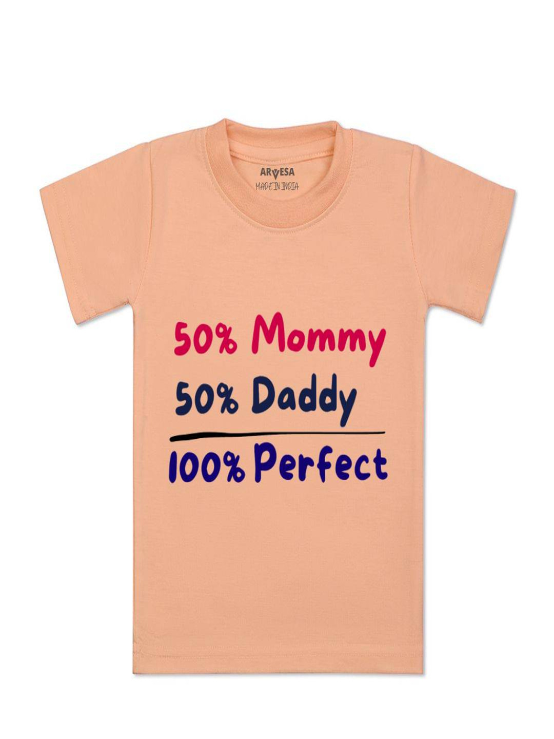 Arvesa Kids Mom And Daddy Printed Tshirt