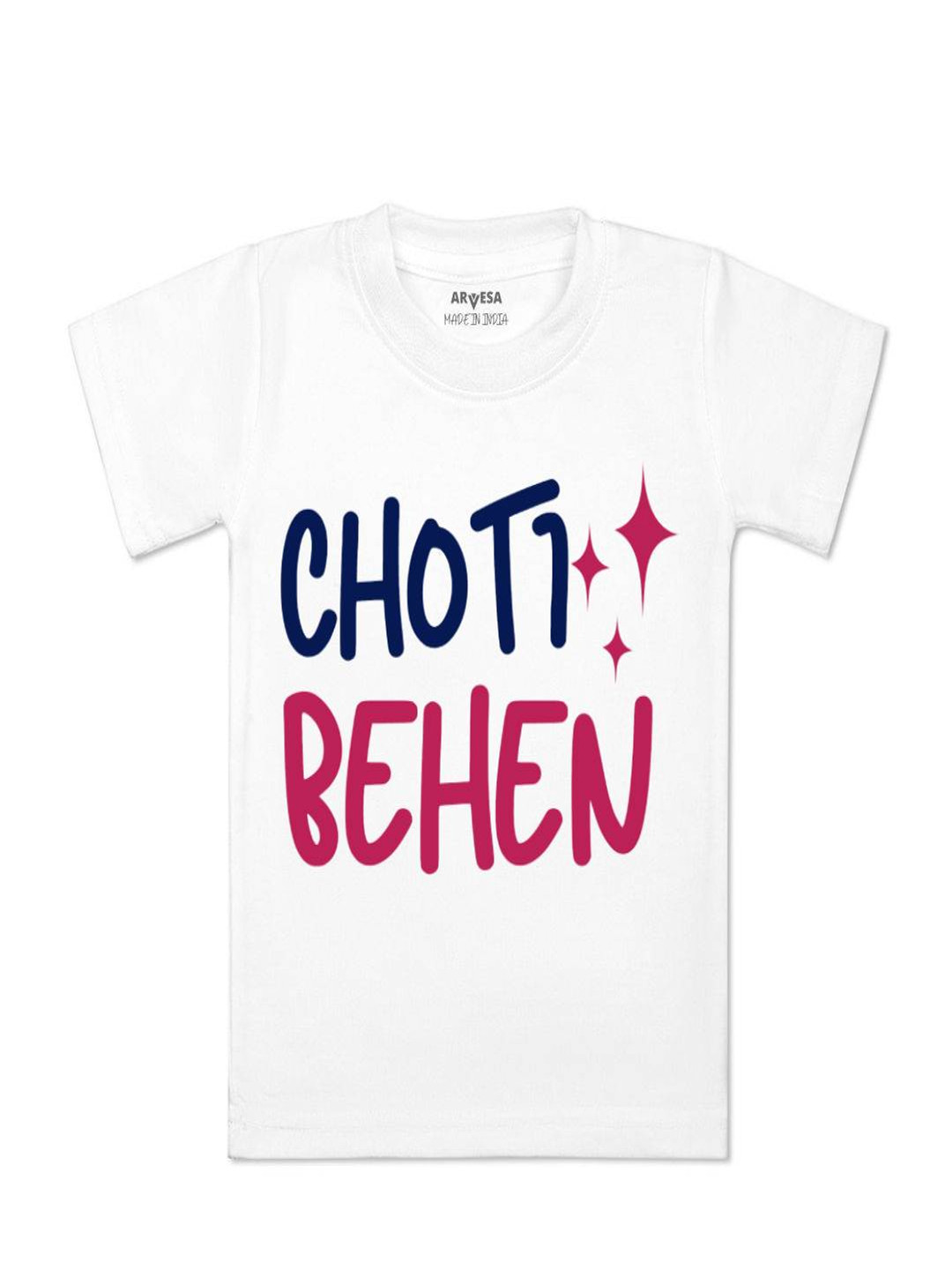 Arvesa Kids Choti Behen Printed Tshirt
