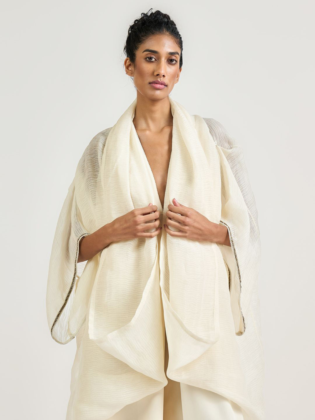 OTT Tarun Tahiliani Women Kimono Sleeves Kaftan Dress