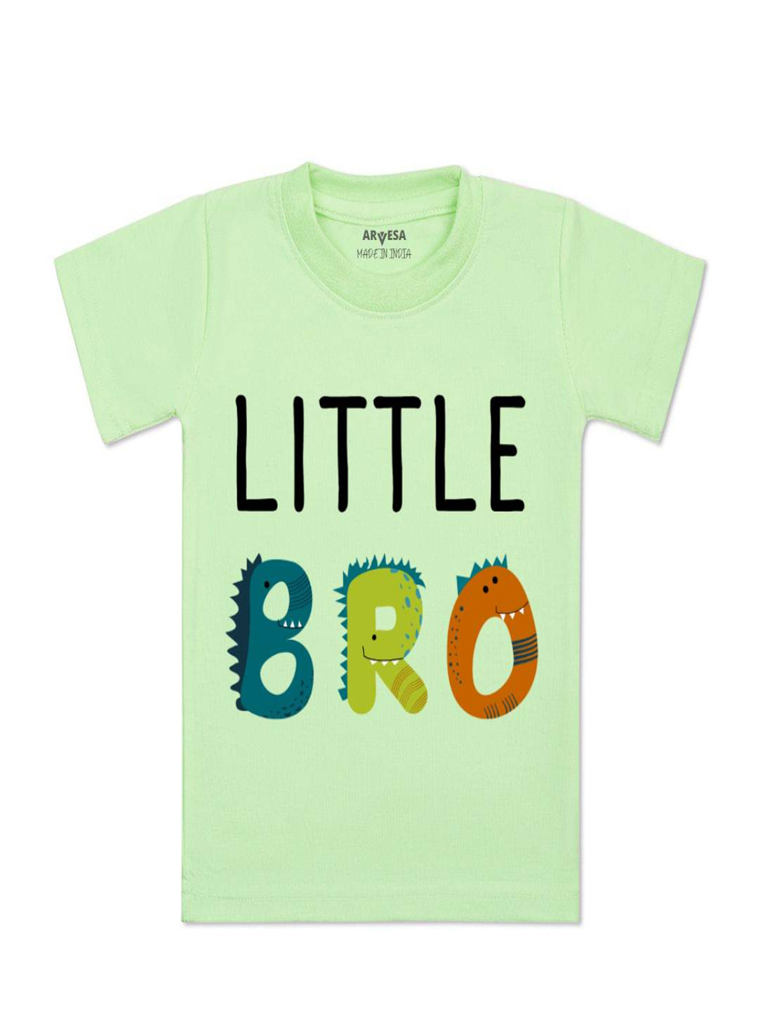 Arvesa Kids Little Bro Printed Tshirt
