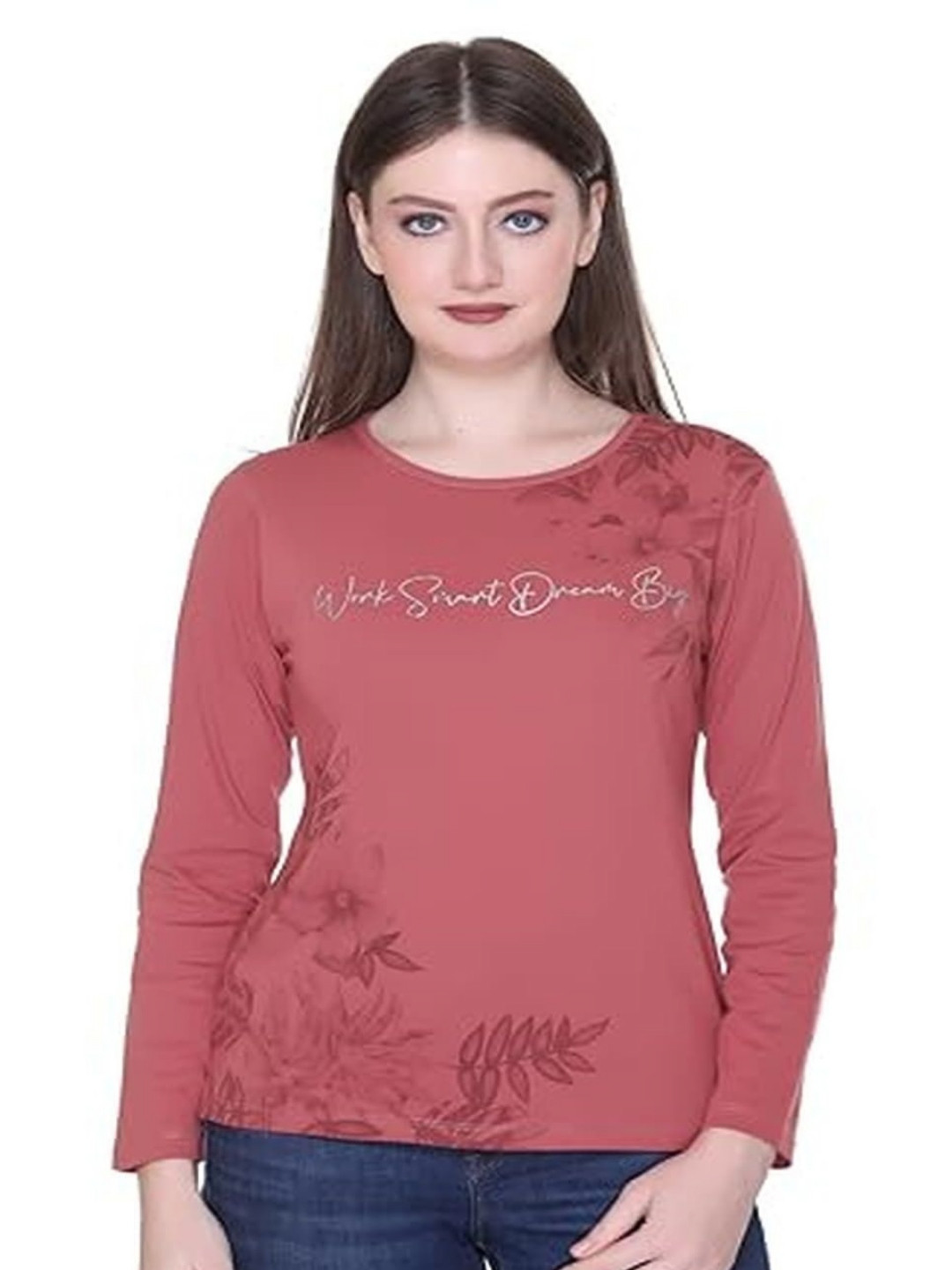 Startouch Women Drop-Shoulder Sleeves T-shirt