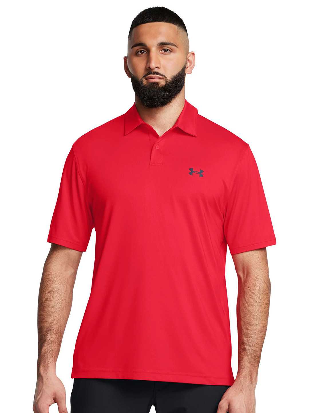 UNDER ARMOUR Brand Logo-Detail T2G Polo T-Shirt