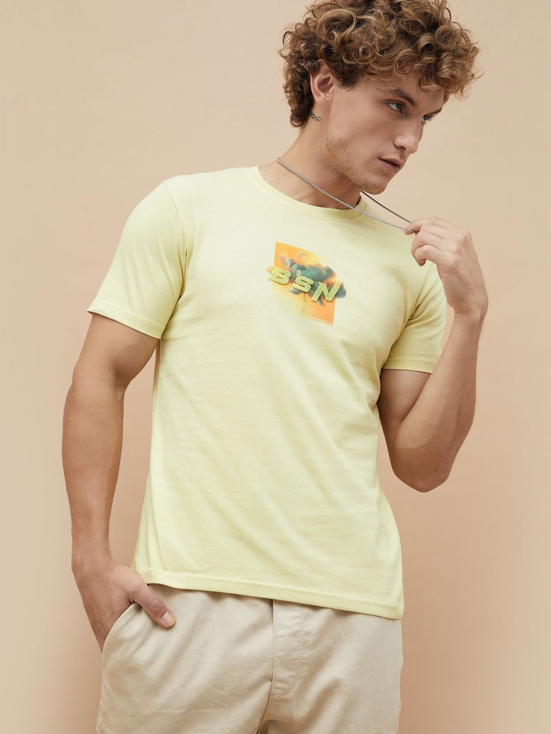 Bossini Men Printed T-shirt