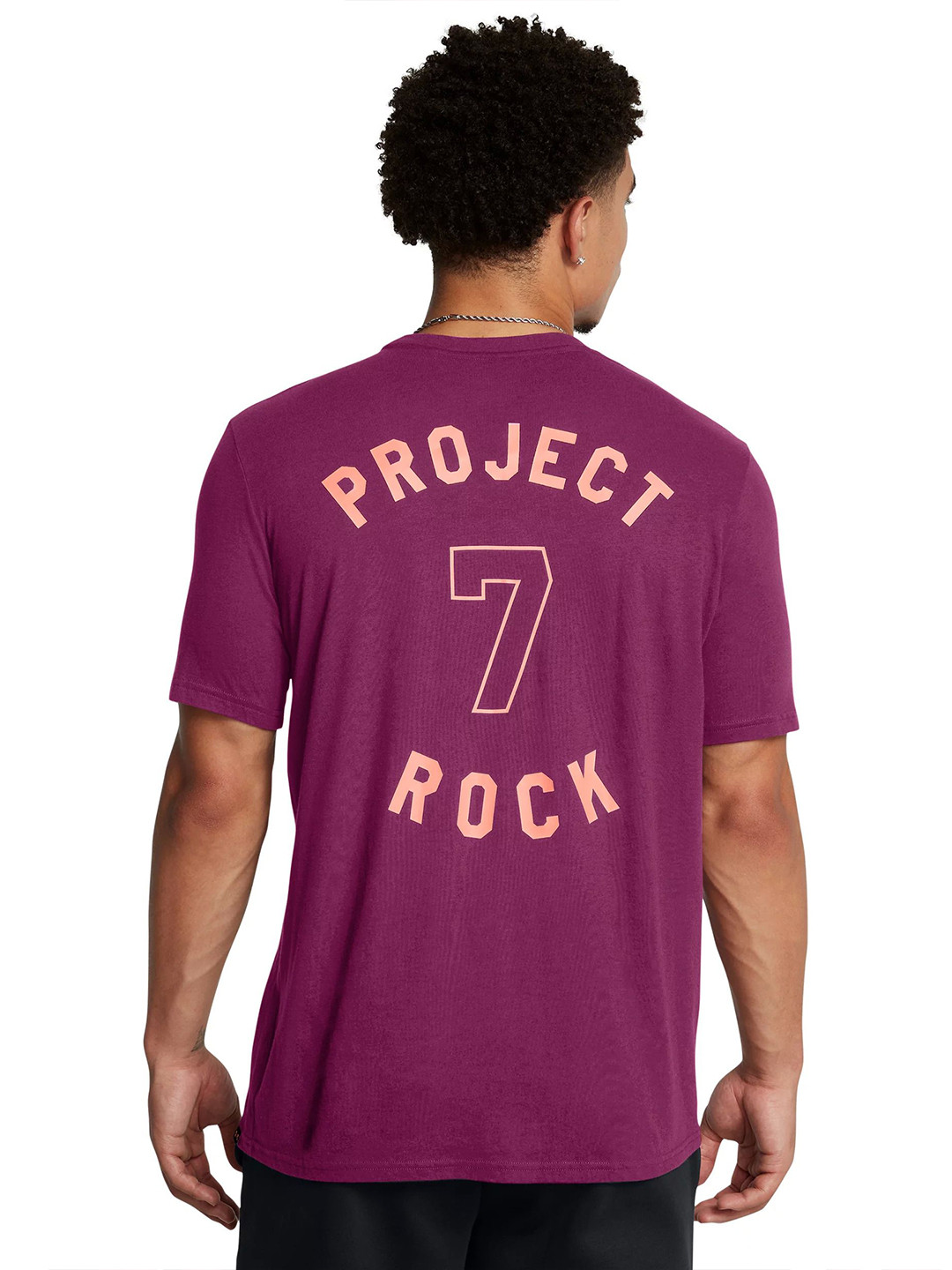 UNDER ARMOUR Project Rock 7 Printed Short Sleeve T-Shirt