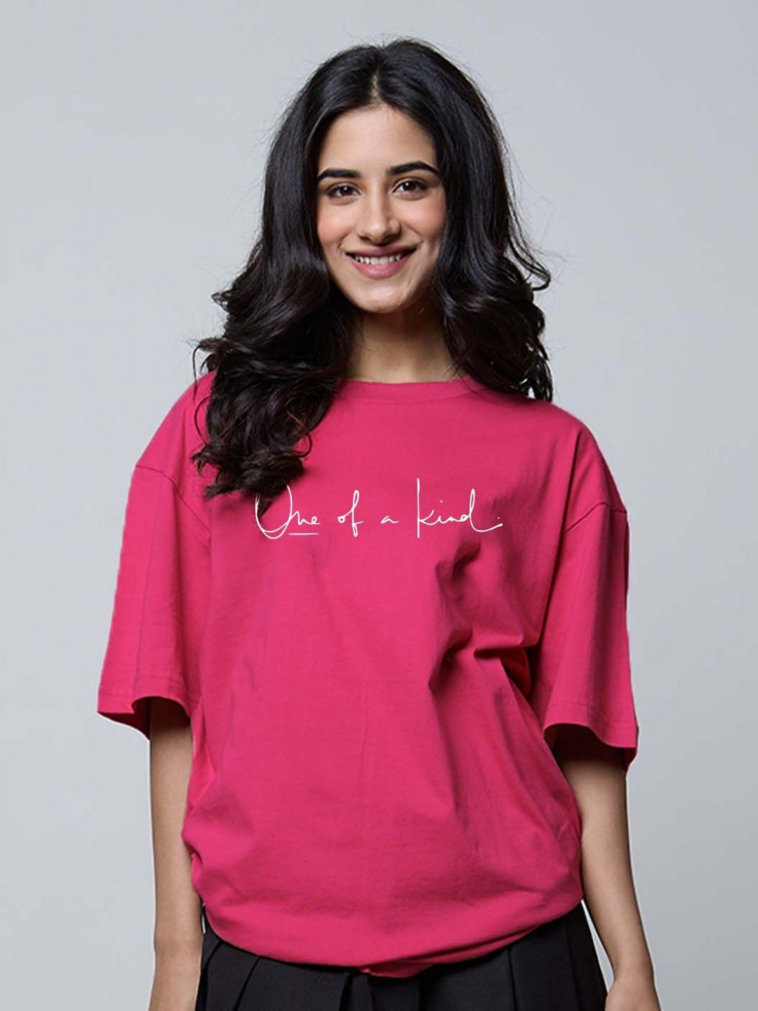 DKY Women Floral Printed Extended Sleeves Pockets T-shirt