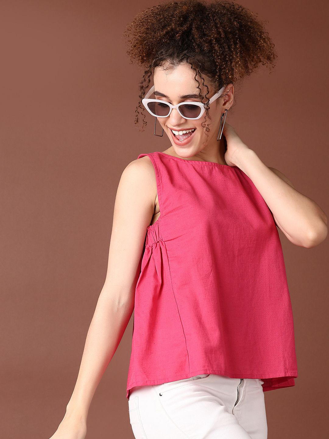 LIMEROAD Cotton A-Line Top