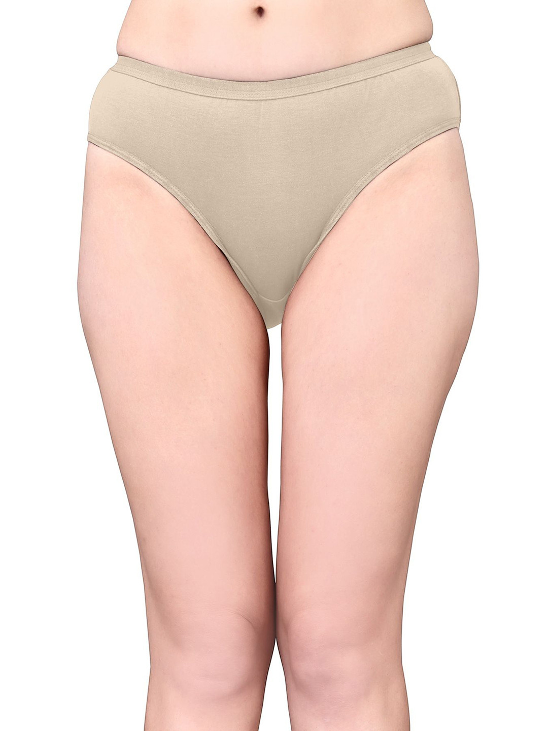 Exotica Lingerie Cotton Mid-Rise Bikini Briefs EX RIYA-SKIN-M