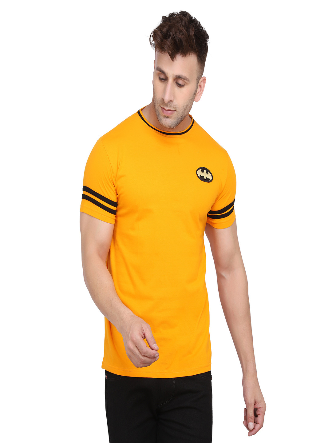 BEYOU FASHION Men Superhero Slim Fit Cotton T-shirt