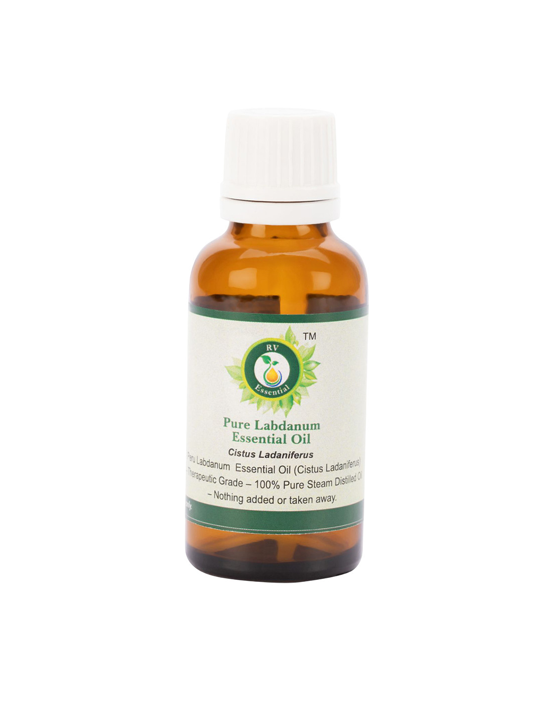 R V Essential Pure Labdanum Essential Oil For Moisturization & Nourishment- 30 ml