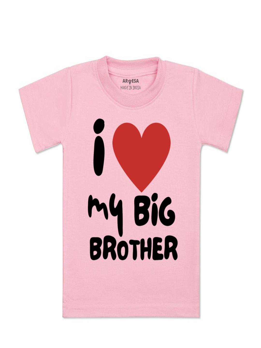 Arvesa Kids I Lobe My Big Brother Printed Tshirt