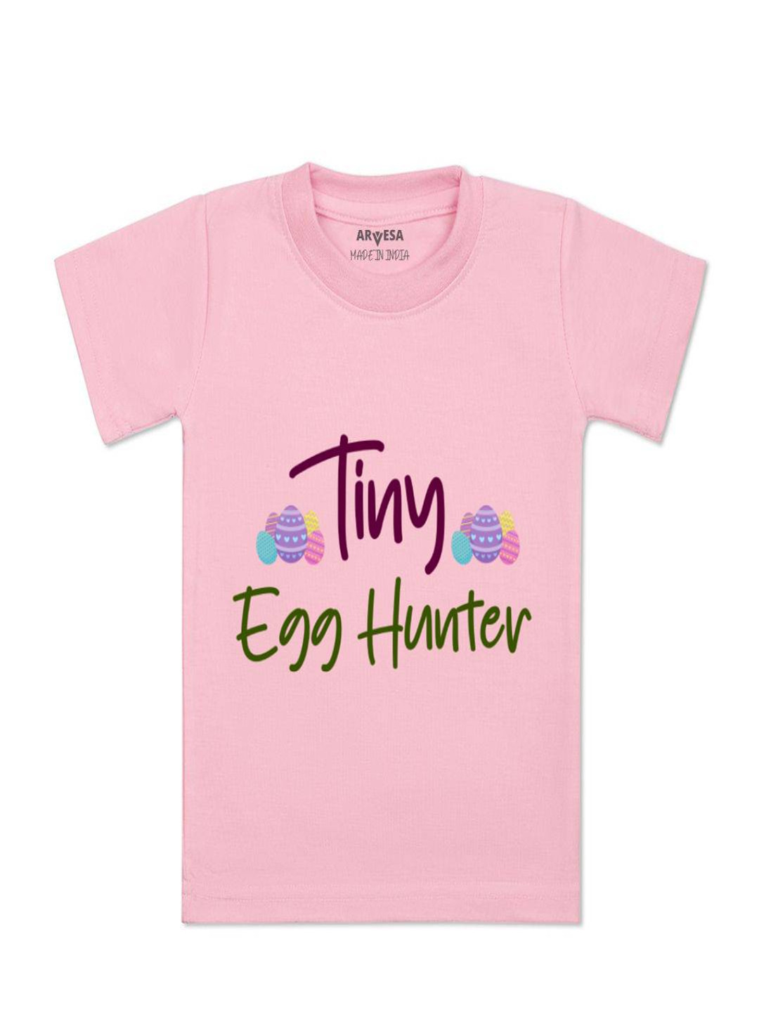 Arvesa Kids Tiny Egg Hunter Printed Tshirt