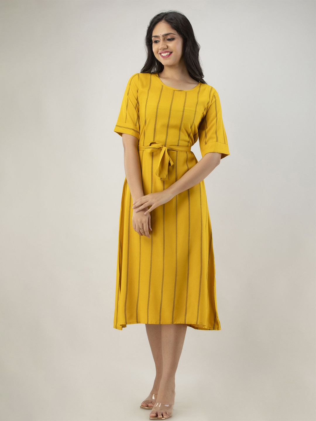 DMP EXPORT Women Extended Sleeves Handloom Kurta