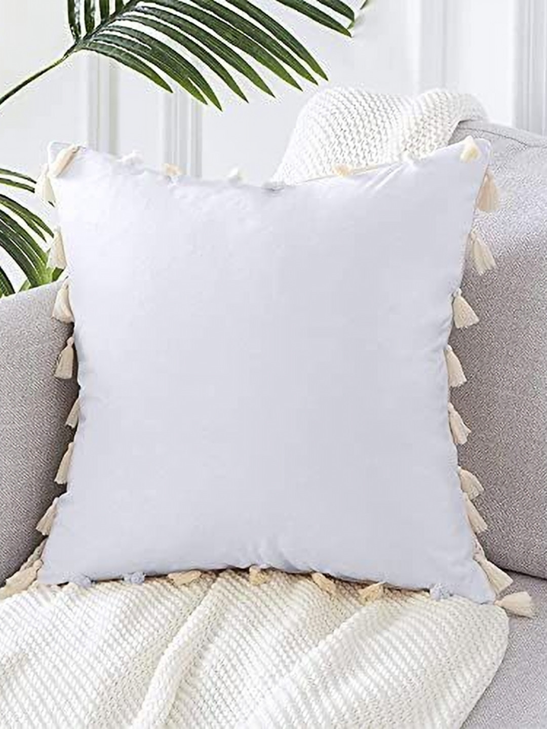 Cottonfry Cotton Square Cushion Covers - 10 x 10 In