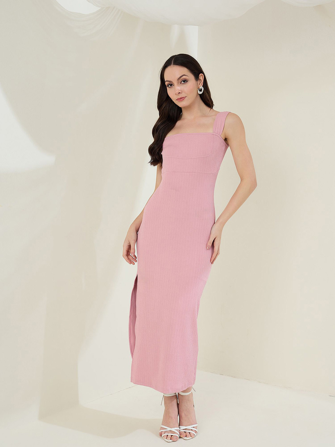 Chemistry Women Self Design Maxi Dress
